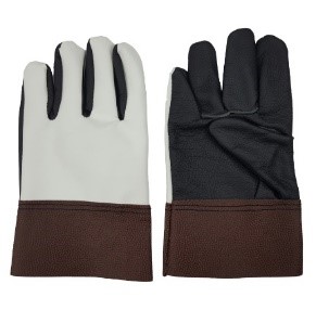 Furniture Leather with PVC Work Gloves (10inch) LG-FPP-A1S