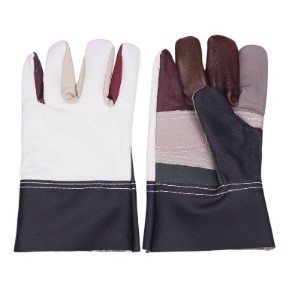 Furniture Leather with PVC Work Gloves (10inch) LG-FPP-A3S