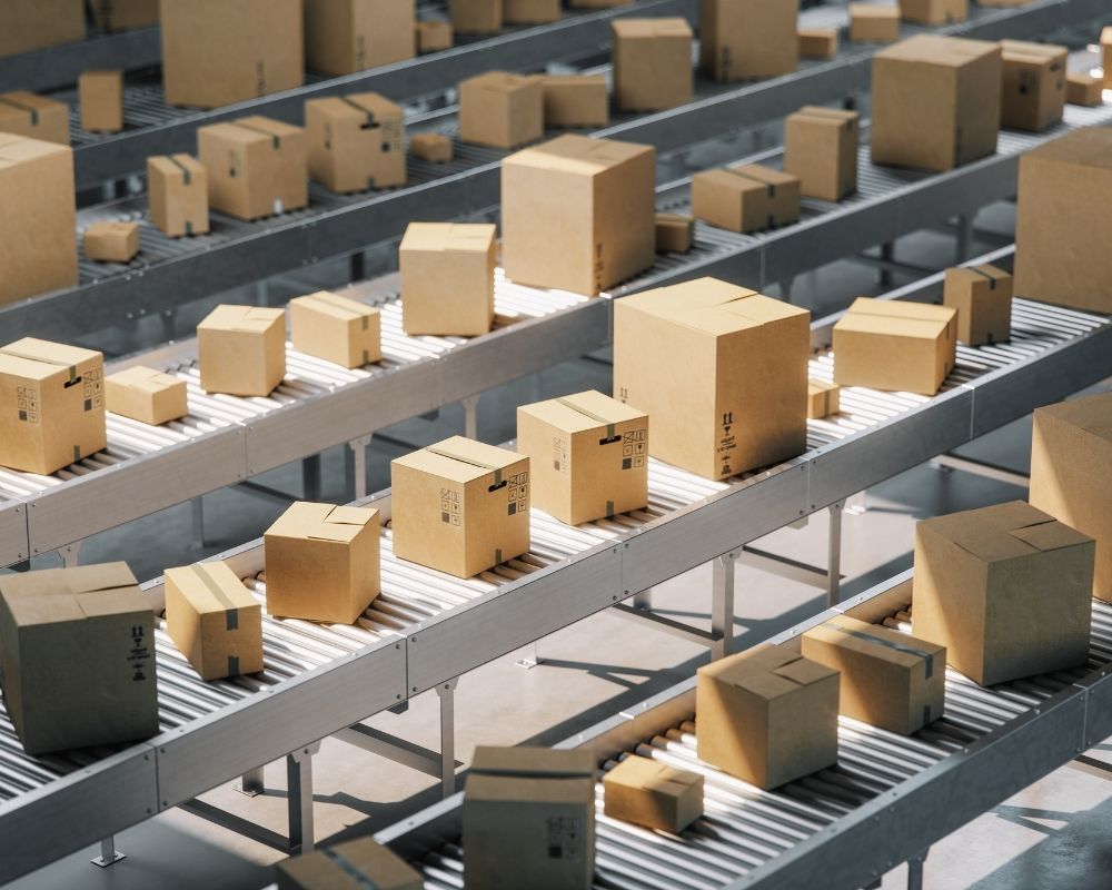 สินค้าในไลน์ผลิตอัตโนมัติ (Auto Packing)